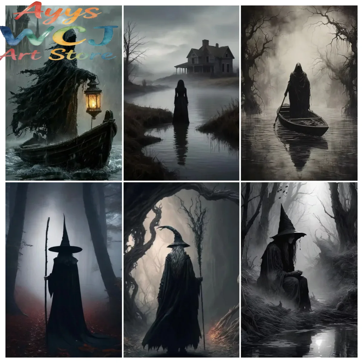 Photography Dark - Постеры в стиле Dark Academia: Ведьма