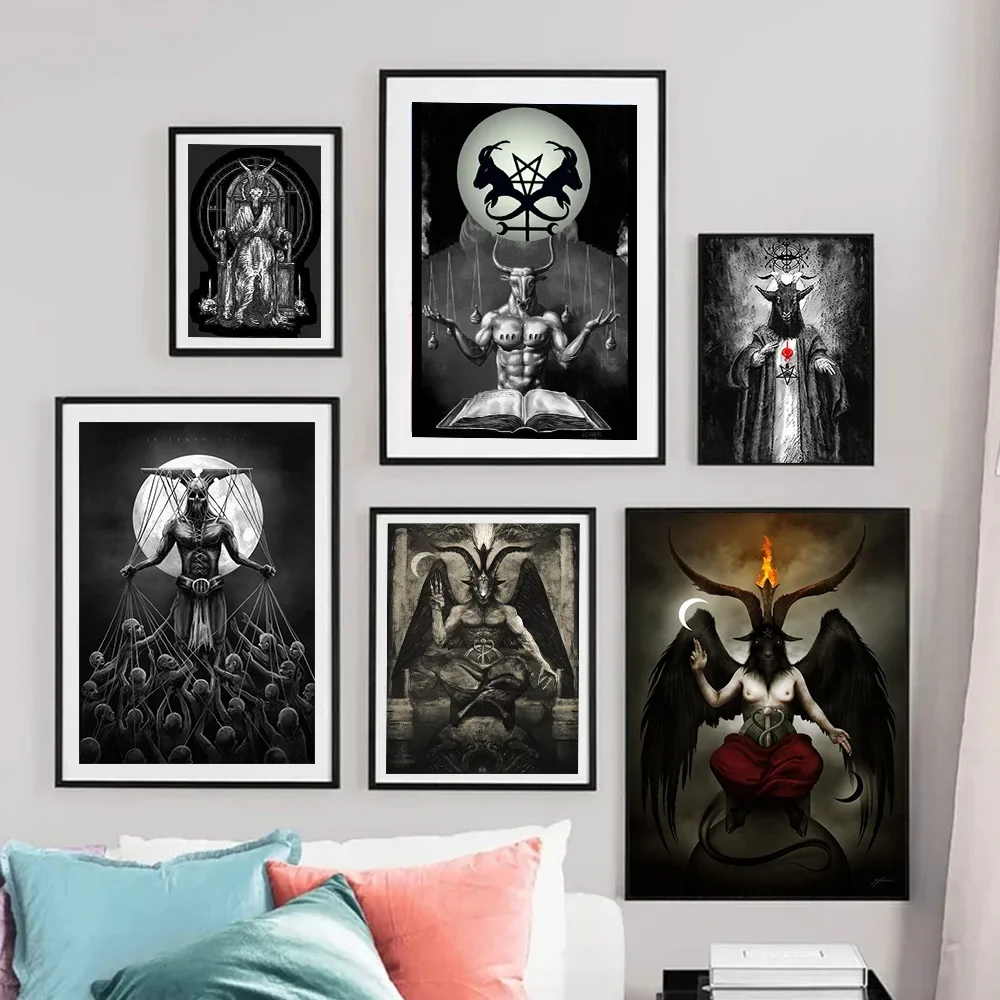 Photography Dark - Темная академия, искусство Бафомет, голова овцы,