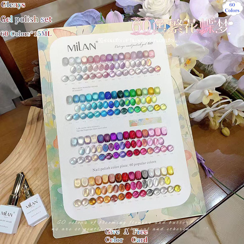 Color Checker Card - Гель-лак для ногтей Glenys 60.50.40 серии