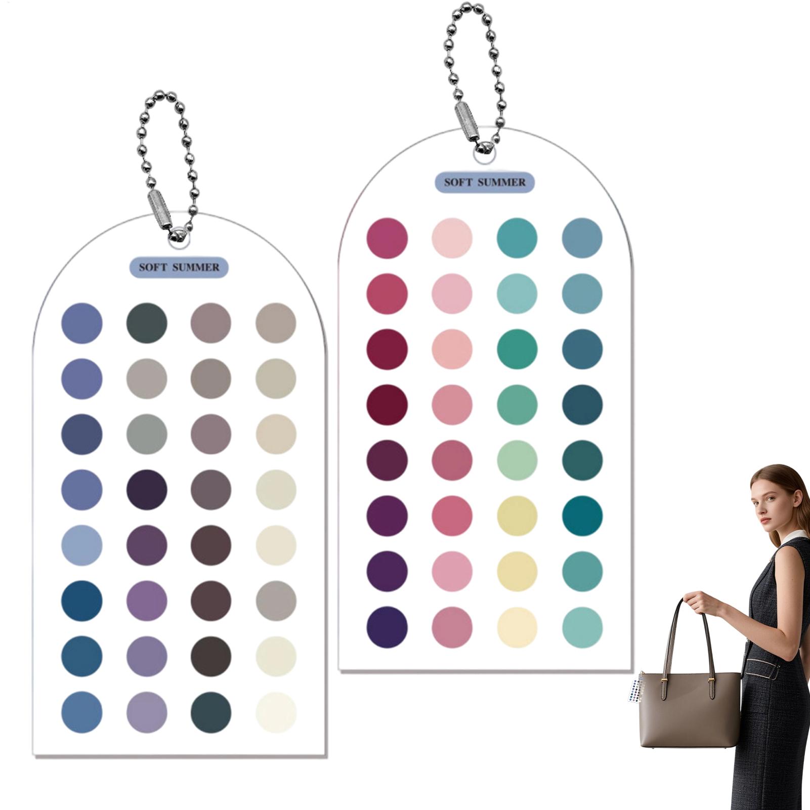 Color Checker Card - Набор из 2 мягких летних цветовых