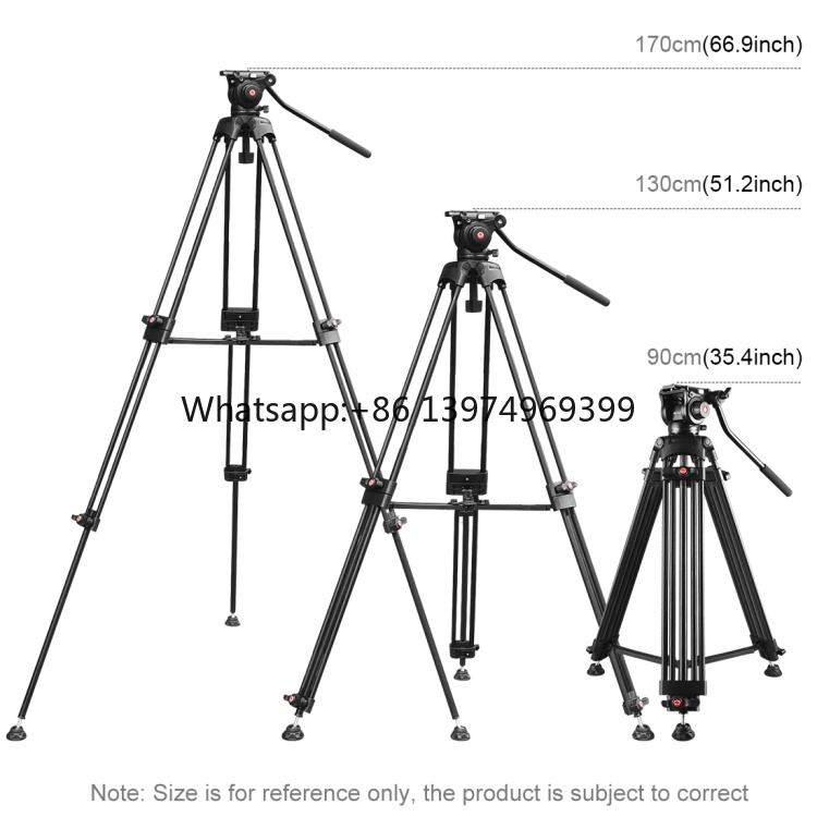 Штатив Puluz PU3047B из алюмин – обзор и цена Fluid Head Tripod