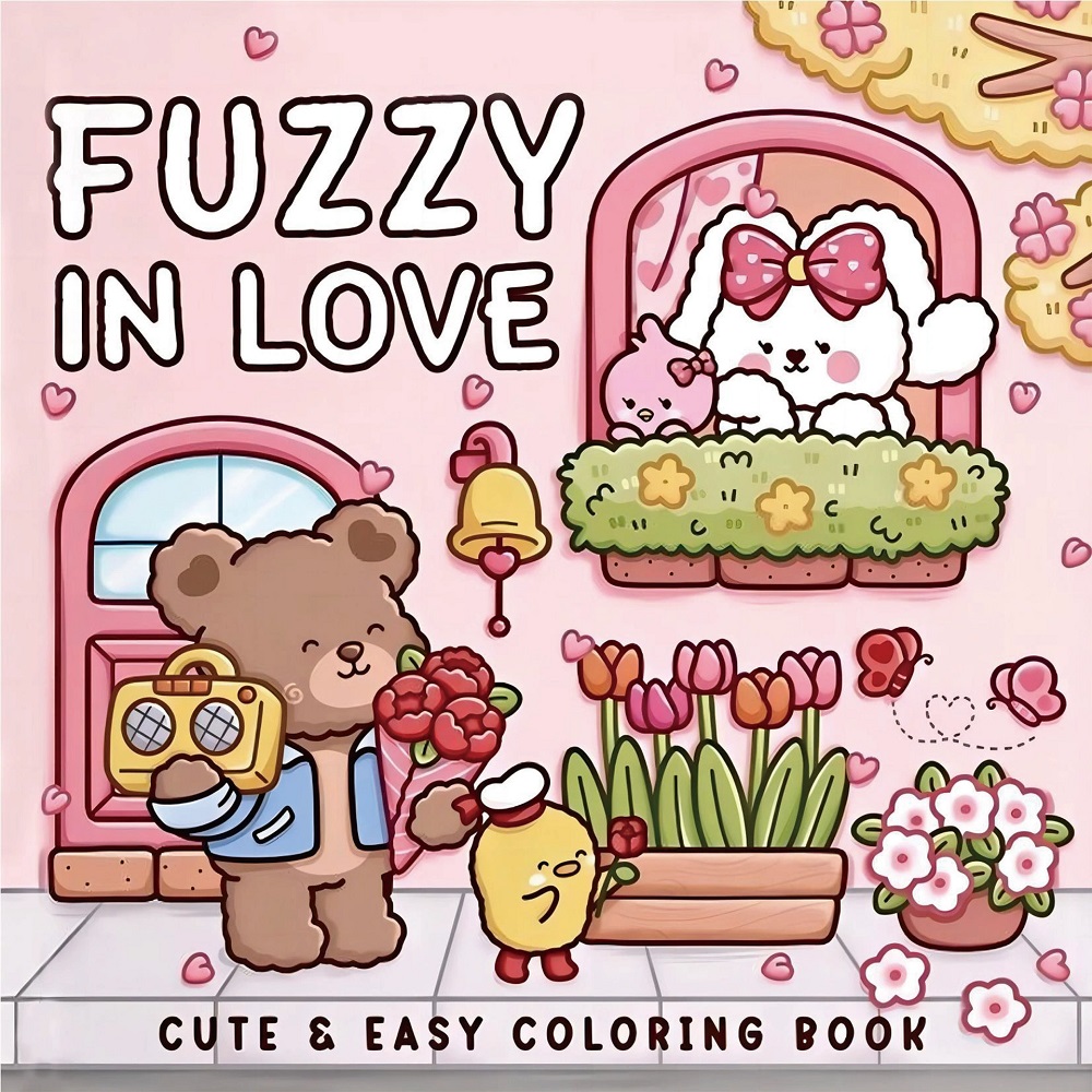 FUZZY IN LOVE книжка-раскраска – обзор и цена Photography Of Book