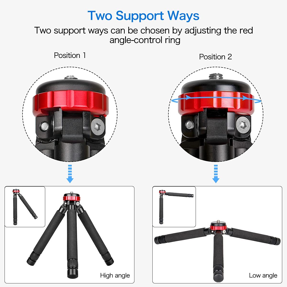 Manbily MT-02/MT-01 алюминиевы – обзор и цена Camera Tripod Carbon