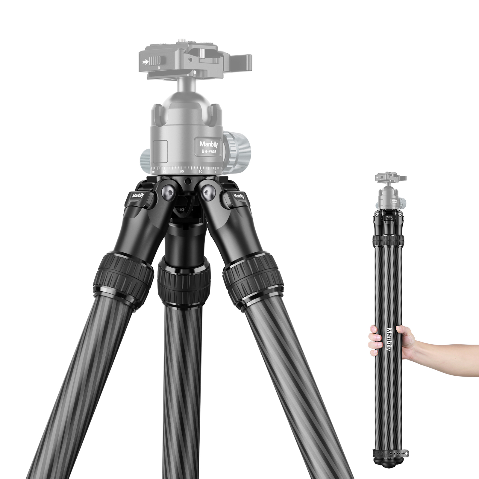 Manbily WZ-2832 Сверхмощные шт – обзор и цена Camera Tripod Carbon