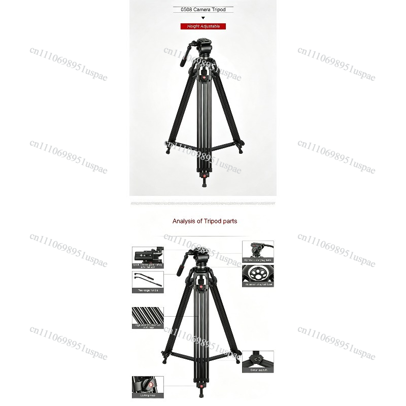 Профессиональный штатив для ка – обзор и цена Fluid Head Tripod