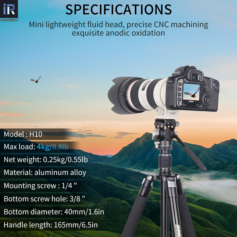 Легкая гидравлическая демпфиру – обзор и цена Fluid Head Tripod