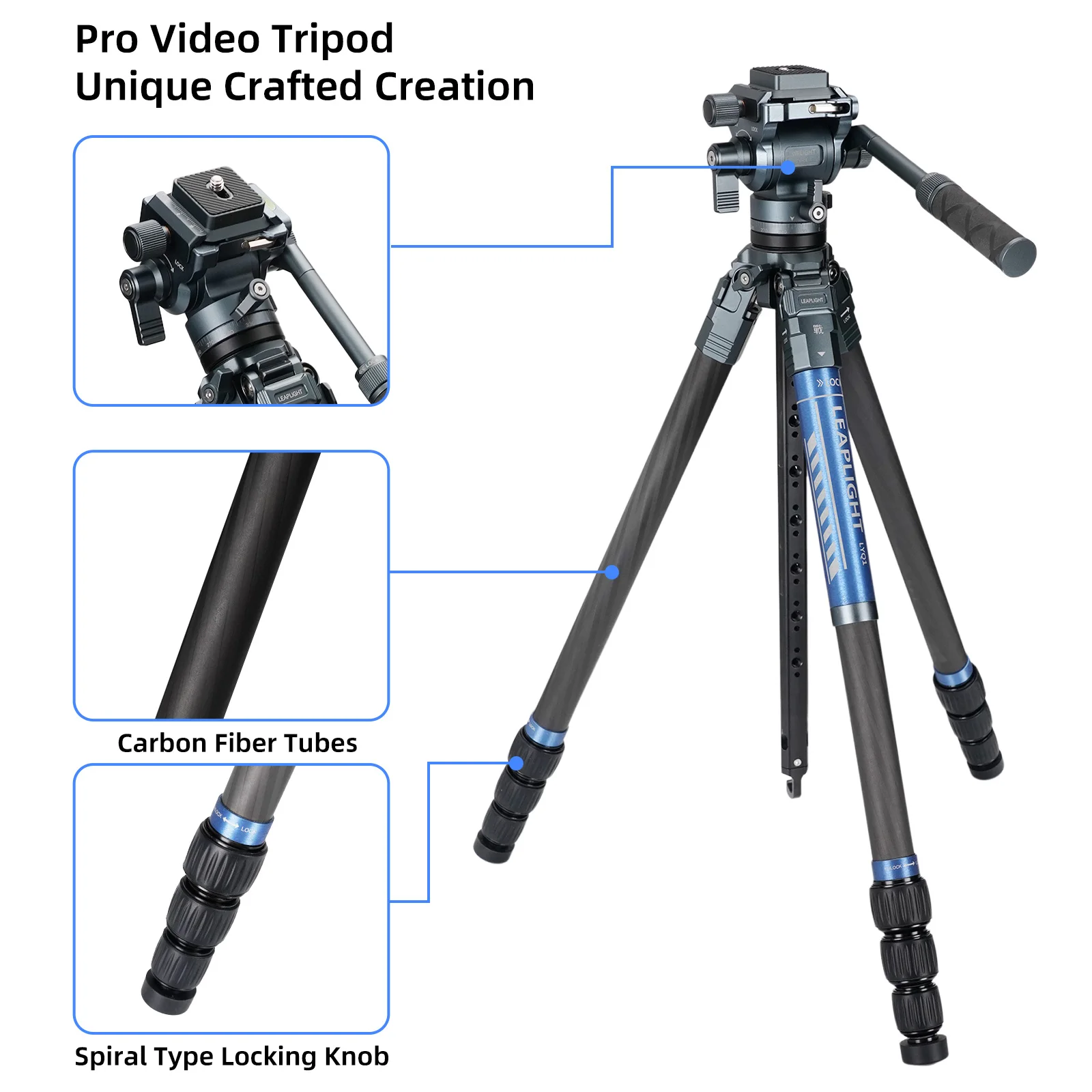 Профессиональный компактный шт – обзор и цена Camera Tripod Carbon